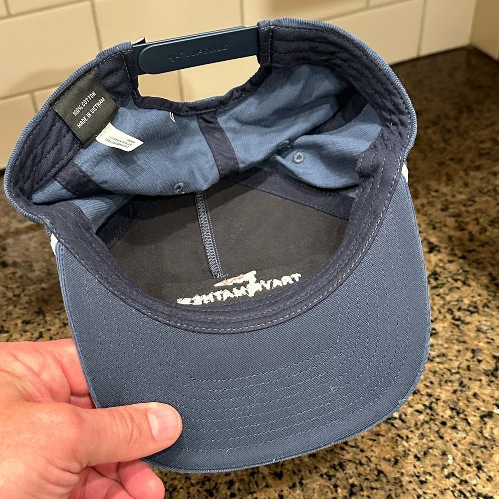 TravisMathew Corduroy Snapback Hat Adjustable Dusty Blue Golf Rope